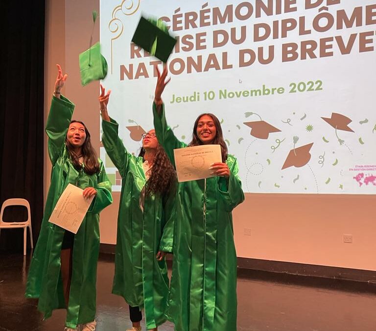 Remise du diplôme national du brevet