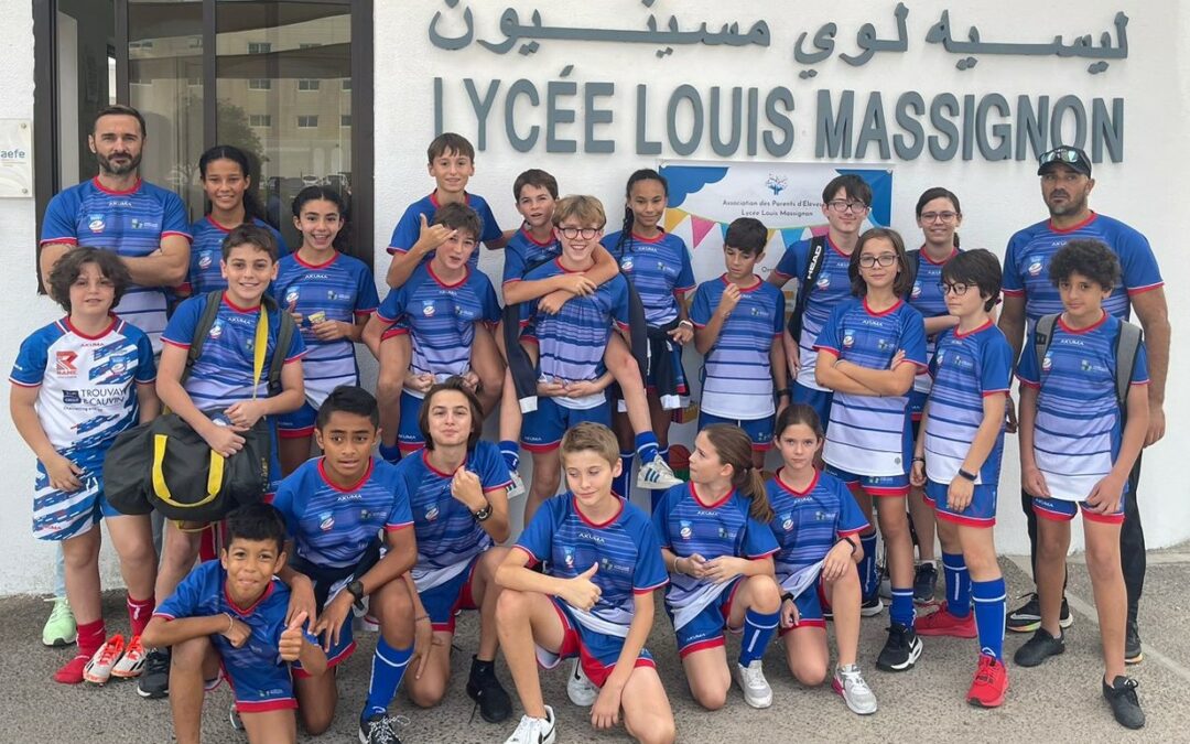 Rugby : rencontre amicale avec le Lycée Georges Pompidou