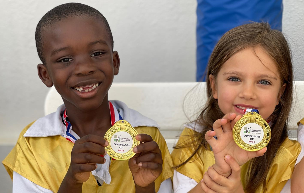 Les CP à fond dans les olympiades !