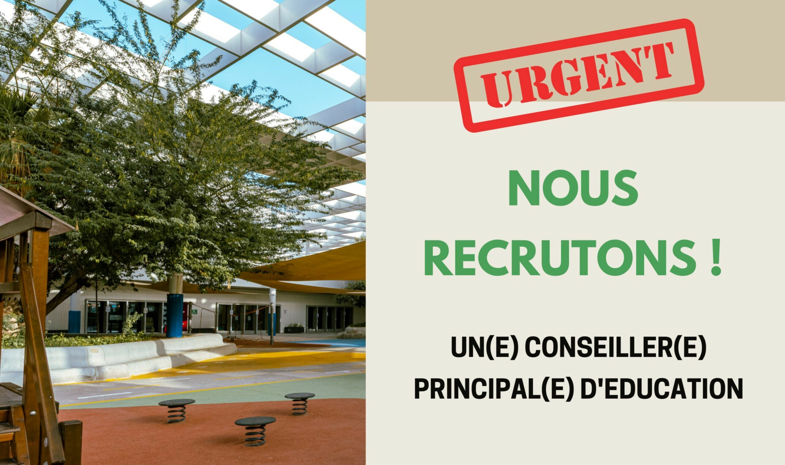 Nous Recrutons !