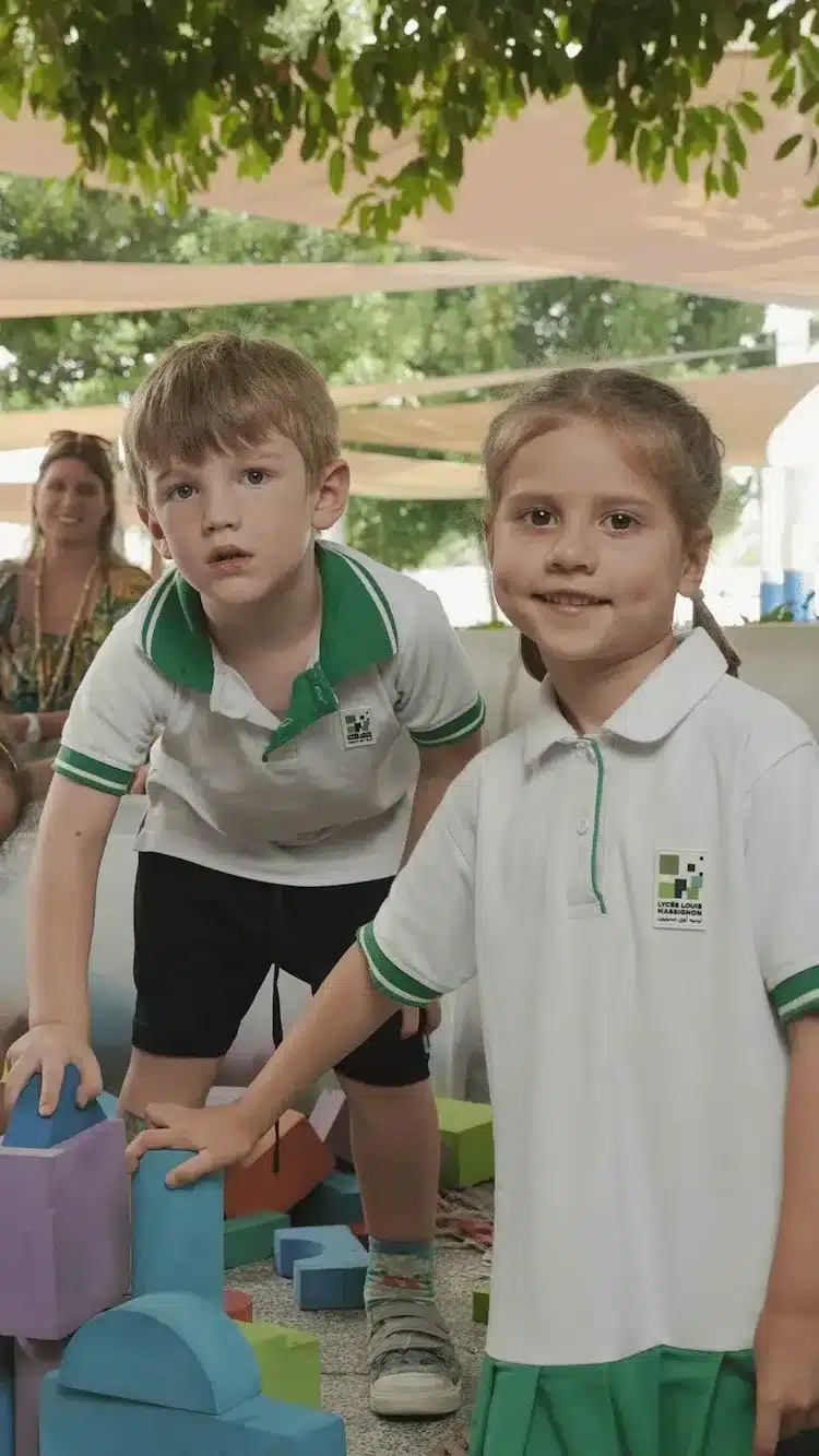 Students from the Lycée Louis Massignon in Abu Dhabi